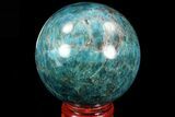 Bright Blue Apatite Sphere - Madagascar #83094-1